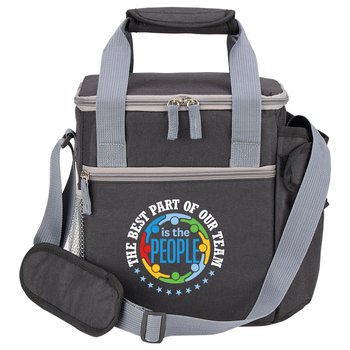 The Best Part Of Our Team Is The People Riverside Deluxe Lunch/Cooler Bag With 30-/40-oz. Tumbler Pocket from Positive Promotions