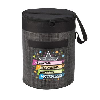 Healthcare Team Pride Brookville Barrel Cooler Bag - Full-Color Personalization Available from Positive Promotions