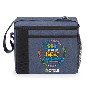 We Are the Patient Experience (Circle) Grayson Lunch/Cooler Bag - Personalization Available from Positive Promotions