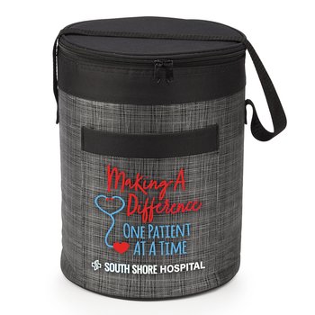 Making a Difference One Patient at a Time Brookville Barrel Cooler Bag - Personalization Available from Positive Promotions