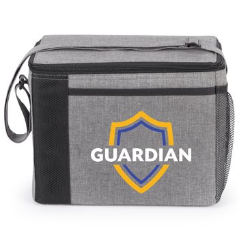 Workplace Safety Heathered Gray Grayson Lunch/Cooler Bag - Personalization Available from Positive Promotions