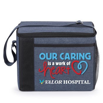 Our Caring Is a Work of Heart Grayson Lunch/Cooler Bag from Positive Promotions