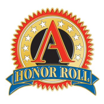 A Honor Roll Round Lapel Pin from Positive Promotions