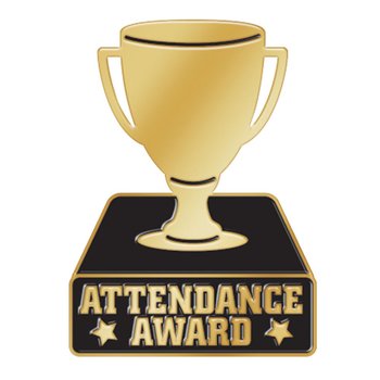 Attendance Award Lapel Pin from Positive Promotions