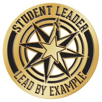 Student Leader: Lead By Example Lapel Pin from Positive Promotions