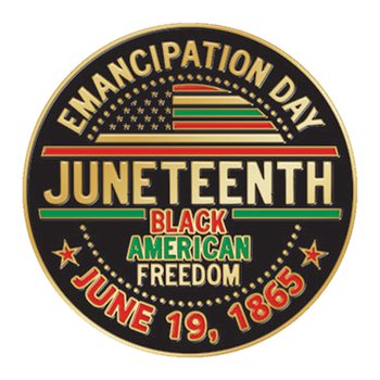 Juneteenth: Emancipation Day Lapel Pin from Positive Promotions