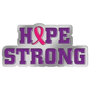Hope Strong Lapel Pin With Presentation Card from Positive Promotions