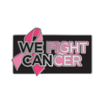 We Fight Cancer Lapel Pin With Presentation Card from Positive Promotions