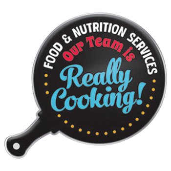 Food & Nutrition Services: Our Team Is Really Cooking! Lapel Pin With Presentation Card from Positive Promotions