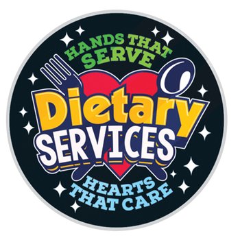 Dietary Services: Hands That Serve, Hearts That Care Lapel Pin With Presentation Card from Positive Promotions