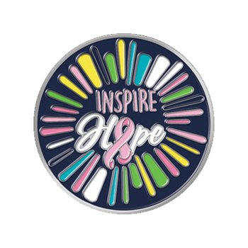 Inspire Hope Lapel Pin With Presentation Card from Positive Promotions