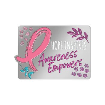 Hope Inspires, Awareness Empowers Lapel Pin With Presentation Card from Positive Promotions