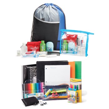 3-5 Deluxe Combo Kit in Drawstring Backpack from Positive Promotions