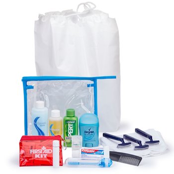 Male 16-Piece Hygiene Kit With Cinch Poly Bag from Positive Promotions