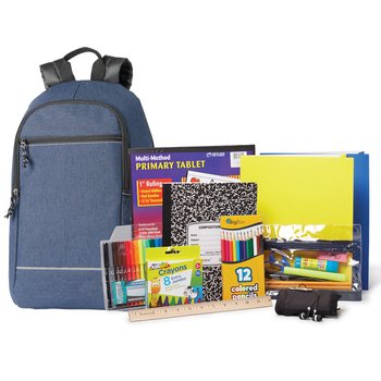 Grades K-2 Deluxe School Kit in Deluxe Backpack from Positive Promotions