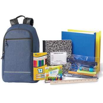 Grade K-2 School Kit With Riverhead Backpack from Positive Promotions