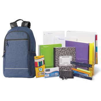 Grades 9-12 Deluxe School Kit in Deluxe Backpack from Positive Promotions