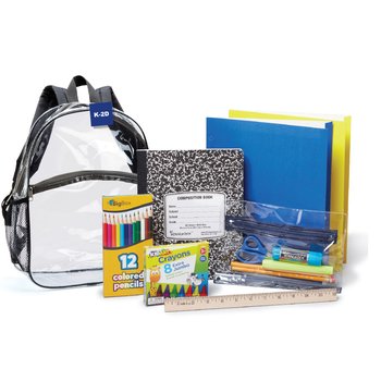 Grade K-2 School Kit With Clear 15