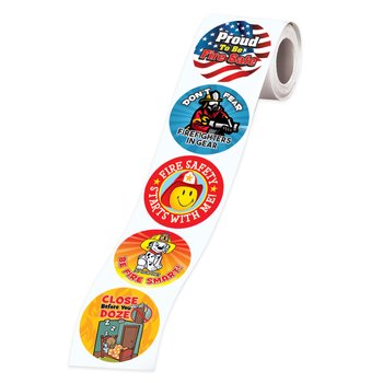 Fire Resistent Sticker Fire Prevention Stickers | Fire Safety & Firefighter Stickers ...