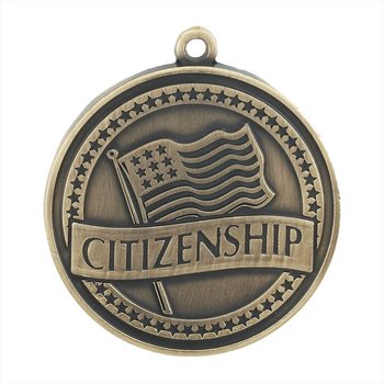 Citizenship Gold Academic Medallion from Positive Promotions