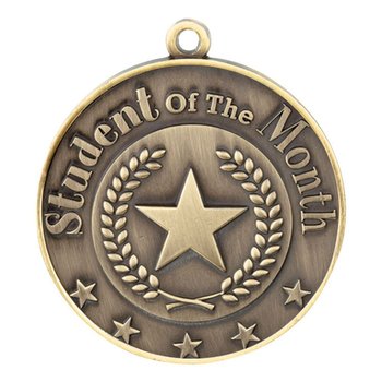 Student Of The Month Gold Academic Medallion from Positive Promotions