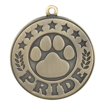 Paw Pride Gold Academic Medallion from Positive Promotions
