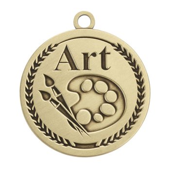 Art Gold Academic Medallion from Positive Promotions