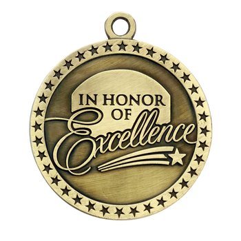 In Honor Of Excellence Gold Academic Medallion from Positive Promotions