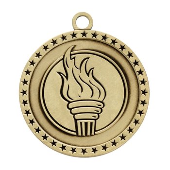 Torch Gold Academic Medallion from Positive Promotions