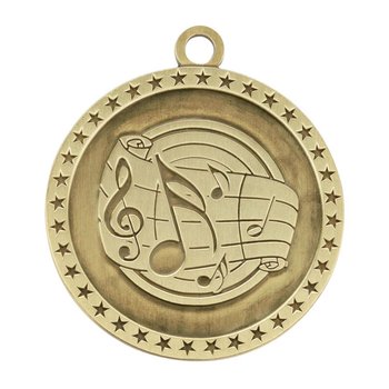 Music Gold Academic Medallion from Positive Promotions