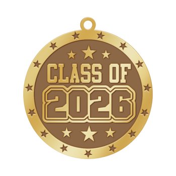 Class of 2026 Gold Academic Medallion from Positive Promotions