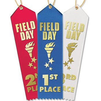 Field Ribbon Field Day Ribbons | Field Day Award Ribbons | Positive Promotions