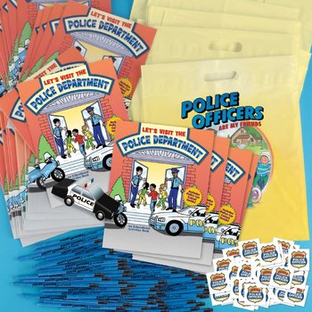 Let's Visit The Police Department 400-Piece Open House Kit from Positive Promotions