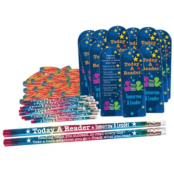 Today A Reader, Tomorrow A Leader 300-Piece Assortment Pack (Version 2) from Positive Promotions