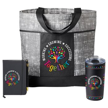 Working, Growing, Succeeding Together Essential Trio Gift Set from Positive Promotions