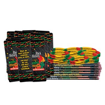 Black History: A Legacy of Strength, Courage, & Achievement 300-Piece Value Pack from Positive Promotions
