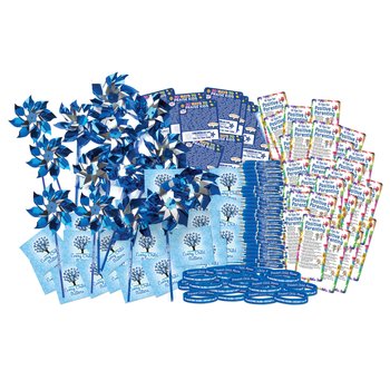 Child Abuse Prevention 250-Piece Value Pack from Positive Promotions