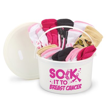 Sock It to Breast Cancer Fundraising Kit Assortment from Positive Promotions