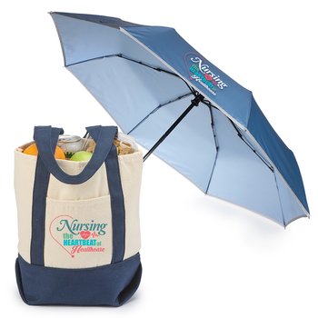 Nursing: The Heartbeat of Healthcare Cotton Canvas Market Tote & 46