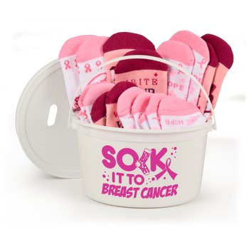 Sock It to Breast Cancer Fundraising Kit Assortment from Positive Promotions