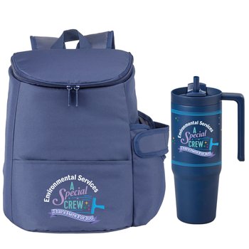 EVS A Special Crew Hydro Backpack Cooler & HydroSip Tumble 30-oz. Combo from Positive Promotions