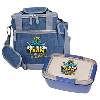 Operating Room Team Riverside Tote Bag & Stacker Food Container from Positive Promotions