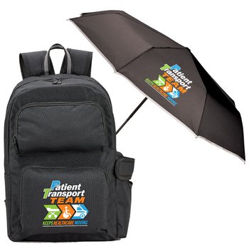 Patient Transport Team Keeps Healthcare Moving Hudson Laptop Backpack & 42