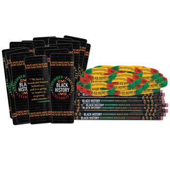 Black History: Remember, Educate, Celebrate 150-Piece Value Pack from Positive Promotions