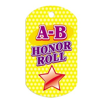 A-B Honor Roll Award Tag with 24