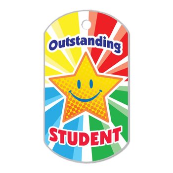 Outstanding Student Award Tag with 4