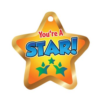 You're A Star! Award Tag with 24