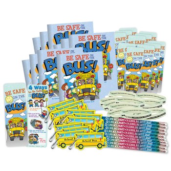 Be Safe On The Bus 500-Piece Deluxe Kit from Positive Promotions