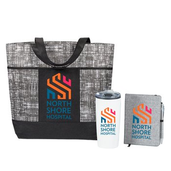 Tote, Tumbler, and Journal Gift Set - Personalization Available from Positive Promotions