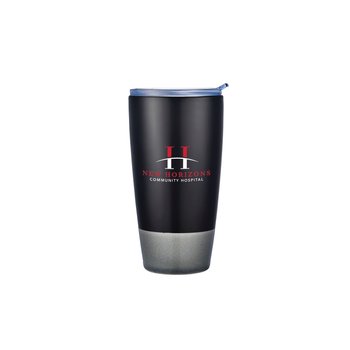 Longwood Double-Wall Ceramic Tumbler 12 oz. - Full-Color Personalization Available from Positive Promotions